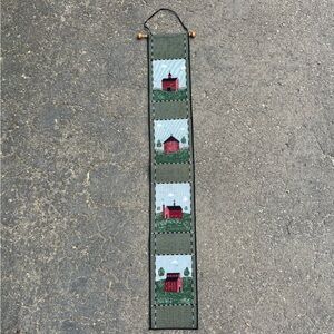 Warren Kimble Barn Bell Pull Tapestry Home Decor Wall Hanging, Farmhouse USA